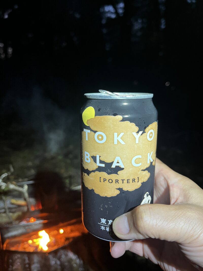焚火を見ながら　TOKYO BLACK