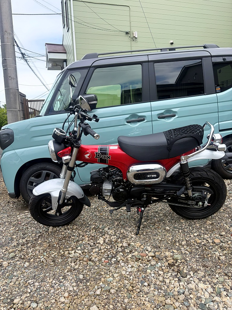 ダックス125横から