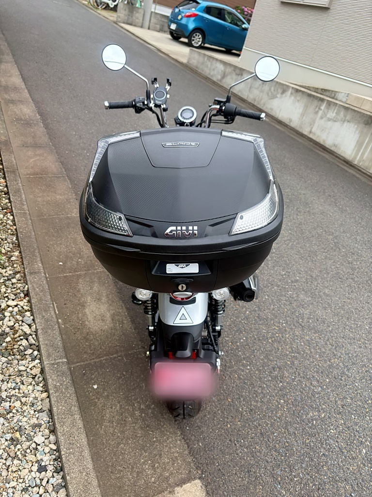 トップケース搭載